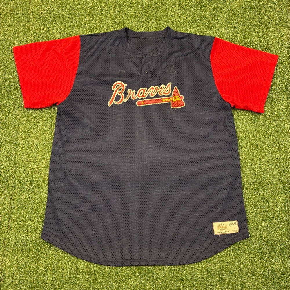 Vintage Smash Athletics‎ Atlanta Braves Baseball Jersey